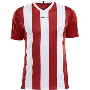 Craft Progress Jersey Stripe Heren Bright Red maat S