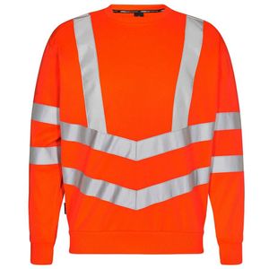F. Engel 8021 Safety Sweatshirt Orange maat L