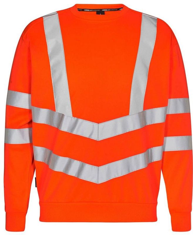 F. Engel 8021 Safety Sweatshirt Orange maat L