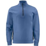 Projob 2128 Sweatshirt Met Halve Ritssluiting Hemelsblauw