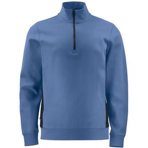 Projob 2128 Sweatshirt Met Halve Ritssluiting Hemelsblauw