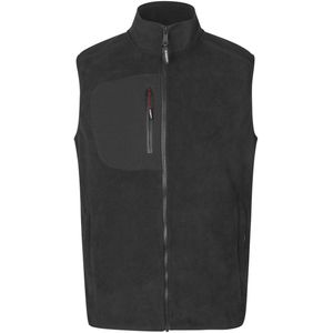 Pro Wear by Id 0746 Bonded fleece vest Zwart maat S