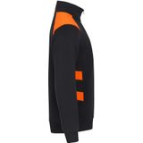 Clique Ambition Half Zip Signaaloranje maat S