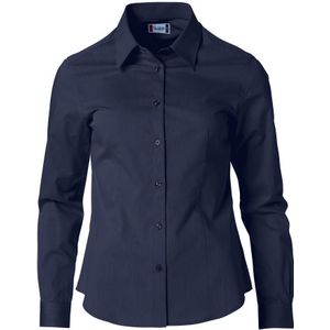 Clique - Clare 027955 - Overhemd - Dark Navy - Lange Mouw - Katoen