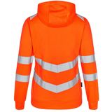 F. Engel 8027 Safety Ladies Sweat Cardigan Orange