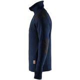 Blåkläder 4630-1071 Wollen sweater Donkerblauw/Donkergrijs