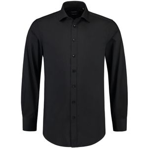 Tricorp 705008 Overhemd Stretch Slim Fit Zwart