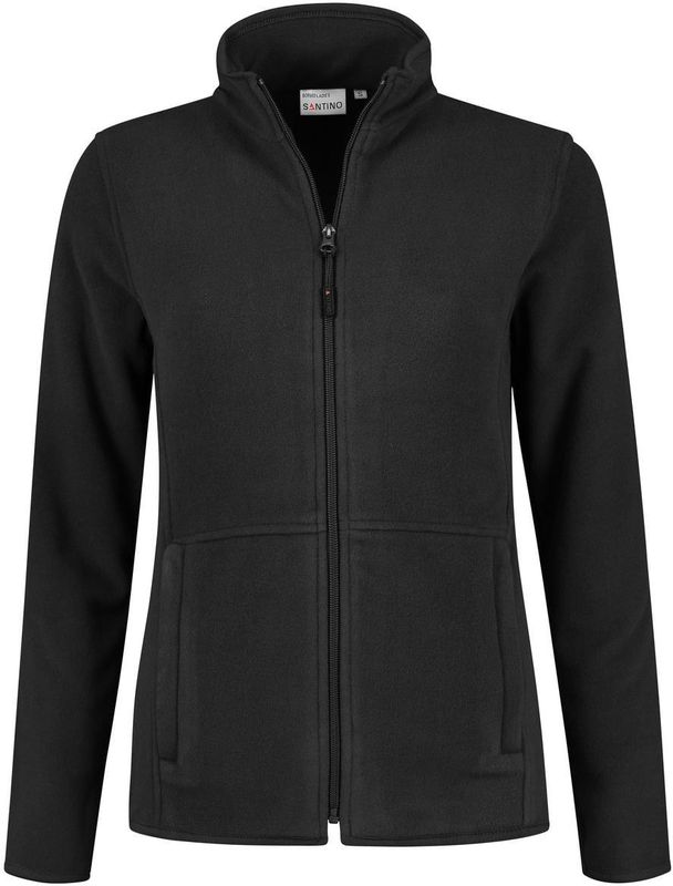 Santino Bormio Ladies Fleecejack Black maat XXL