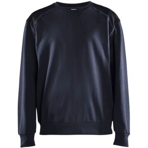 Blåkläder 3580-1158 Sweatshirt bi-colour Donker marineblauw/Zwart