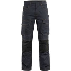 Blåkläder 1497-1141 Service werkbroek denim Marineblauw/Zwart maat C48