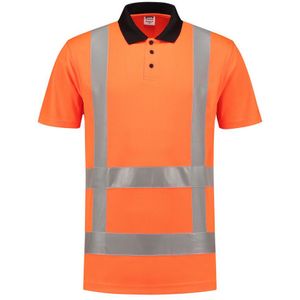 Tricorp 203006 Poloshirt RWS Birdseye Fluor Oranje maat 4XL