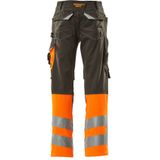 Mascot Safe Supreme Broek met kniezakken 15679-860 - donkerantraciet/hi-vis oranje