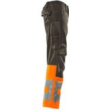 Mascot Safe Supreme Broek met kniezakken 15679-860 - donkerantraciet/hi-vis oranje