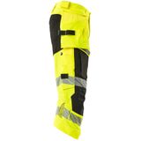 Mascot 19049-711 Driekwart broek met spijkerzakken Hi-Vis Geel/Zwart