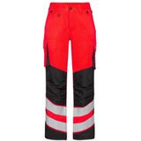 F. Engel 2543 Safety Light Ladies Trouser Repreve Red/Black maat 48
