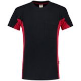Tricorp 102002 T-Shirt Marineblauw-Rood