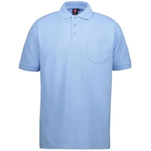 Pro Wear ID 0320 Men Pro Wear ID Polo Shirt Pocket Light Blue
