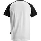 Snickers 2550 Tweekleurig T-shirt Wit/Zwart