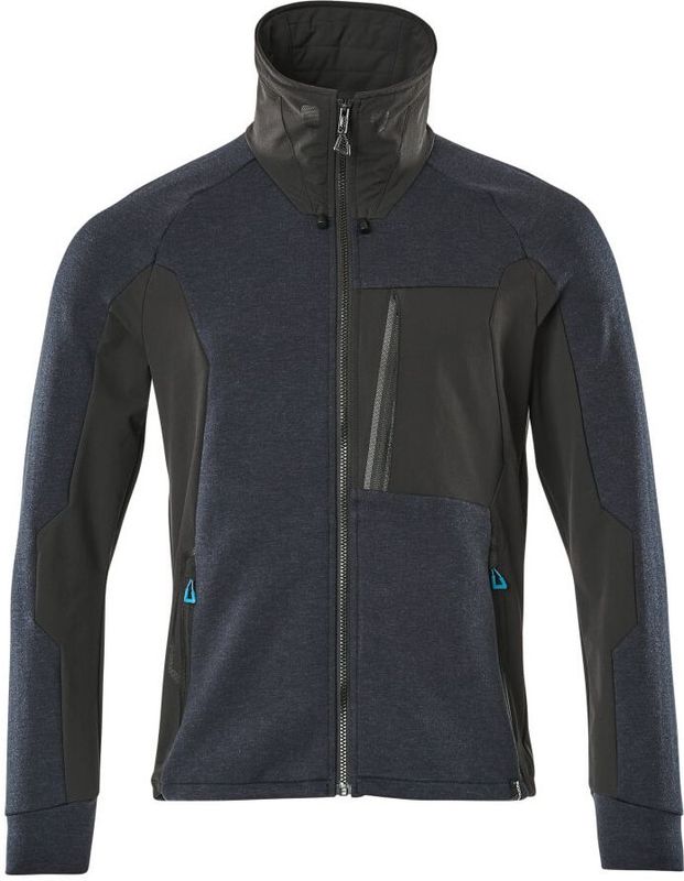 Sweater - Gebreid - Katoen/Polyester/Elastaan - Hoge Kraag - Verstelbaar Rijgsnoer