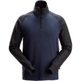 Snickers - 2841 - Sweatshirt - Marineblauw/Zwart - Katoen-Polyester