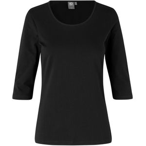 Pro Wear by Id 0591 Stretch T-shirt ¾ sleeve women Black