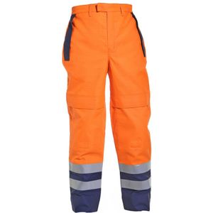 Hydrowear Melle Broek Oranje/Marineblauw maat 64