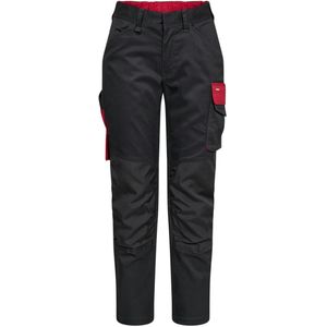 F. Engel 2816-255 Galaxy Stretch Trousers Ladies Anthracite/Red maat 40