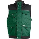 Dassy Hulst Tweekleurige bodywarmer Flessengroen/Zwart