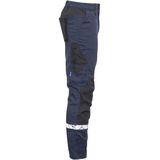 Projob 7508 Stretchbroek Met Kniezakken Heren Marine/Zwart maat C48