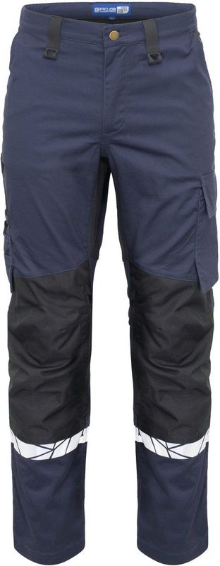 Projob 7508 Stretchbroek Met Kniezakken Heren Marine/Zwart maat C48