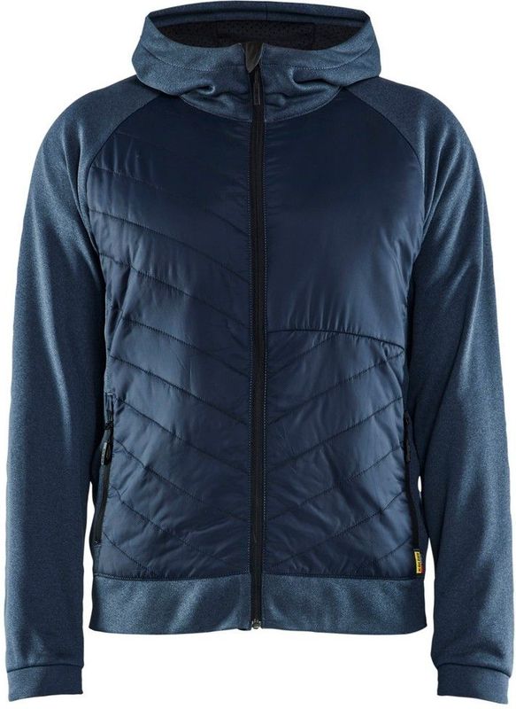 Blåkläder 3463-2533 Hybride sweater Gevoelloos blauw/Donkerblauw maat 4XL