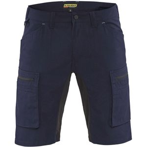 Blåkläder 1449-1845 Service short stretch Marineblauw/Zwart