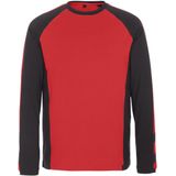 Mascot T-Shirt Lange Mouwen Bielefeld-0209-Rood Zwart