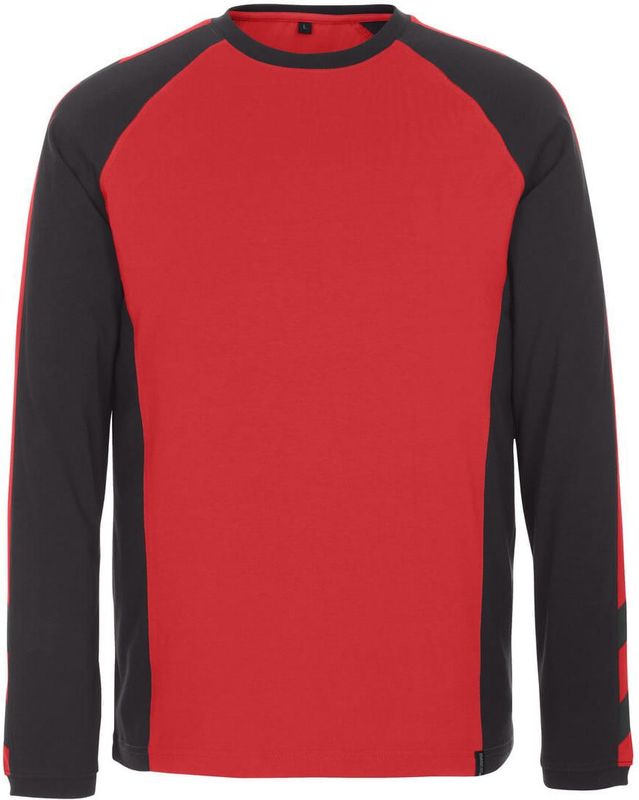 Mascot T-Shirt Lange Mouwen Bielefeld-0209-Rood Zwart
