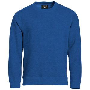 Clique Classic Roundneck Blauw Melange