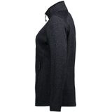 Pro Wear by Id 0848 Zip-n-Mix fleece gemêleerd dames Houtskool melange maat S