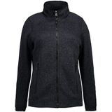 Pro Wear by Id 0848 Zip-n-Mix fleece gemêleerd dames Houtskool melange maat S