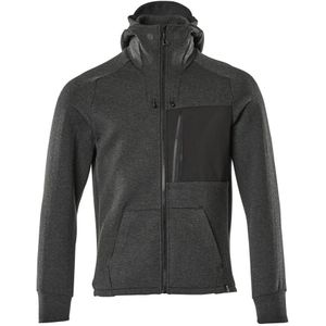 Mascot 17384-319 Capuchontrui met rits Zwart maat 4XL