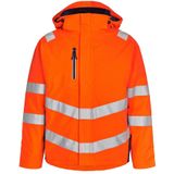 F. Engel 1946 Safety Winter Jacket Orange/Blue Ink