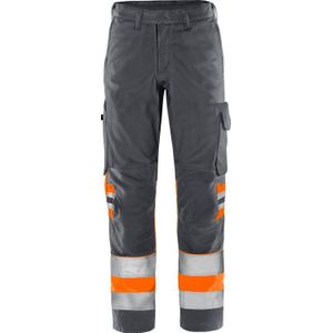 Fristads High vis Green broek klasse 1 2649 GPLU Hi-Vis Oranje/Grijs