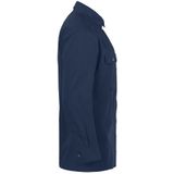 Overhemd - Marineblauw - Katoen - Lange Mouwen - Drukknopen