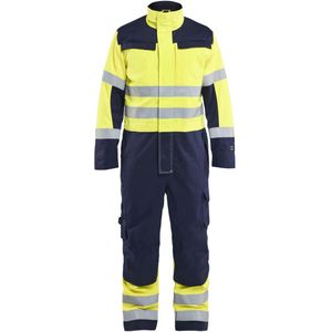 Blåkläder 6379-1514 Multinorm Overall High Vis Geel/Marineblauw maat C46