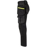 ProJob - 5564 - Stretchbroek - Zwart - Katoen - Kniezakken
