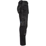 ProJob - 5564 - Stretchbroek - Zwart - Katoen - Kniezakken