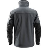 Snickers 1200 AllroundWork Soft Shell Jack Staalgrijs/Zwart