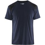 Blåkläder 3379-1042 T-shirt Bi-Colour Donker marineblauw/Zwart
