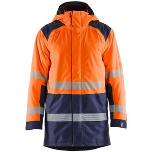 Blåkläder 4457-1987 Winterparka High Vis High Vis Oranje/Marineblauw