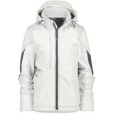 Dassy Gravity Women Softshelljas voor dames Wit/Antracietgrijs maat XS