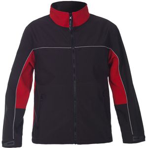 Hydrowear softshell Rio Zwart/Rood maat S