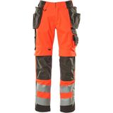 Mascot 15531-860 Broek met spijkerzakken Hi-Vis Rood/Donkerantraciet